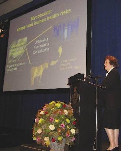 Clinical signs of mycotoxicosis in pigs and other farm animals represent only the tip of the iceberg regarding health and performance effects due to mycotoxins, warned Professor Johanna Fink-Gremmels from the veterinary faculty at Utrecht University, Netherlands.