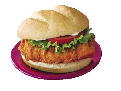 McDonald's Spicy Premium Chicken Sandwich is a hit.