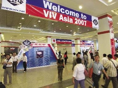 VIV Asia 2007 received over 21 700 visitors from 92 countries when it was held in Bangkok, Thailand, during March, with more Asian exhibitors than at any previous staging of the show. Dates of 11th-13th March have already been announced for the 9th edition in 2009.