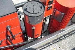 Bird's-eye view of the incinerator