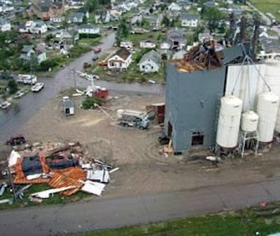 Northwood Equity Elevator was among the many businesses and citizens forced to pick up the pieces following a devastating F-4 tornado that ripped through the community of Northwood, N.D., August 26.