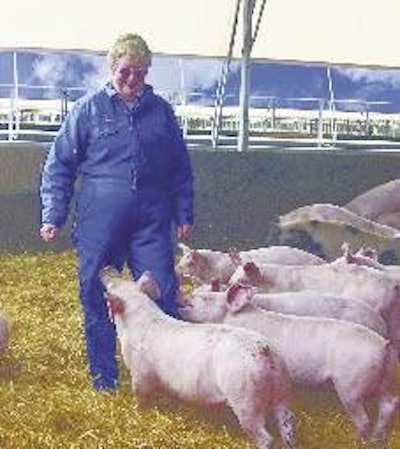 Claire Penniceard operates The Pig Pen in Victoria, Australia, which is involved in a number of environmental initiatives including those on water use. 'I have not been working to establish the reality or even the fine measurements climate change,' she declares. 'We are all going to have to manage within some significantly changed parameters for agricultural production. I am about solutions, within whatever the final measurements of climate change turn out to be.'
