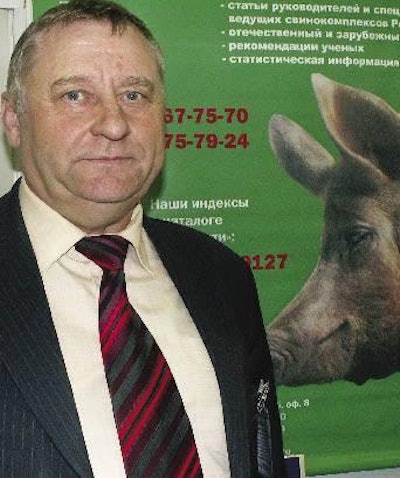 V.N. Scharnin, president of Rossvinprom: 'A target of 3.5 million tons pigmeat by 2012'.
