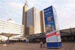 Messeglande show grounds, Hannover, above.