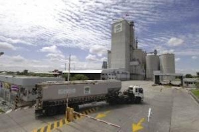 The feed mill is considered one of the largest in Asia, having the capability of manufacturing 1.2 million tonnes of broiler and breeder feeds per year.