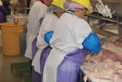 Ergonomic teams help reduce injury rates for employees performing repetitive tasks like breast trimming.