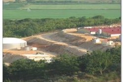 A smaller biogas plant in Greece, that simply runs by using pig slurry.