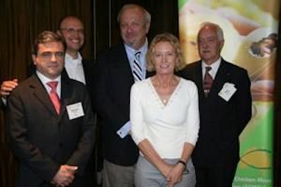 IPC Executive Committee, from left: Ricardo Santin, second vice president; Cesar de Anda, treasurer; Jim Sumner, president; Dr. Vivien Kite, at-large-member; Tage Lysgaard, vice president. (Not pictured are at-large members Dr. Mohammed el-Shafei; and Dr. Wang Xiulin.)