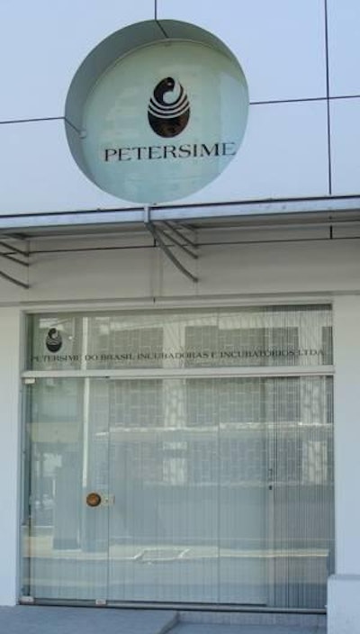 Petersime do Brasil Incubadoras e Incubatórios Ltda., in Criciúma, Santa Catarina, Brazil.
