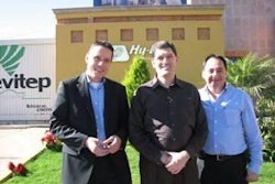 From left: Bouke Hamminga, director, international sales and business development of Pas Reform Hatchery Technologies; Jose Antonio Gonzalez Franco, general manager of Hy-line Mexico; and Ranulfo Ortiz, business development manager, Pas Reform for Latin America.