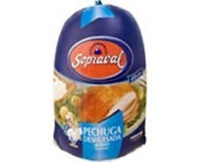 Uno de los muchos productos de pavo de Sopraval