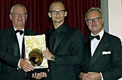 The Crystal Egg Award 2010 winners, Thor Stadil, Christian Stadil and Morten Ernst.