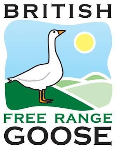 The new British free range goose logo.