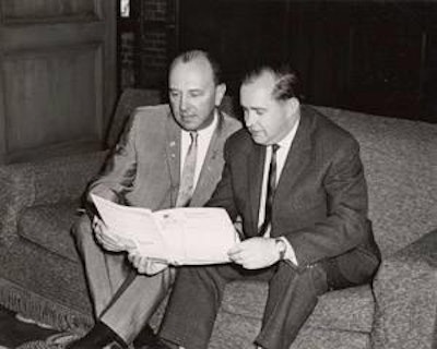 USA 1963: Jack De Witt and Josef Meerpohl (right).