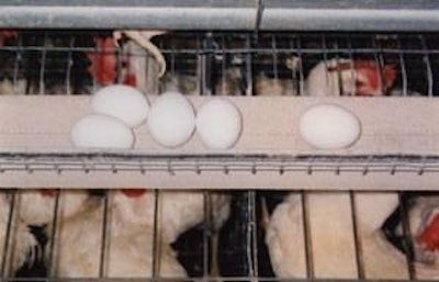 In Section 5, under definitions, 'caged' means any closed device, (including what is commonly referred to as a “battery cage,” “enriched cage,” or “colony cage”) used to confine egg-laying hens such that the hens cannot freely enter and exit the device.