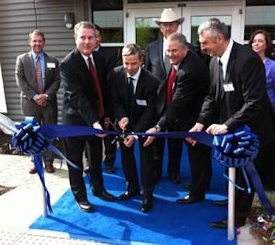 Ceva Animal Health's May 3 grand opening of its poultry vaccine production facility was attended by over 350 customers, employees and key officials.