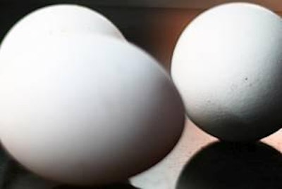 Shell eggs broken were up 4% for the 2011 calendar year through April.