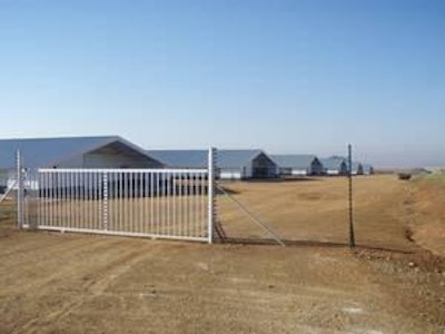 A farm in South Africa equipped with a SKOV ventilation system.