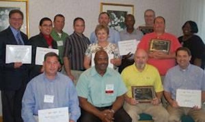Safety award winners at the 2011 National Safety Conference for the Poultry Industry.