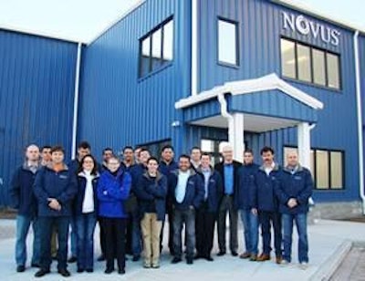 La nueva planta de Novus, construida en el complejo de producción de la empresa, forma parte de la estrategia de expansión de los negocios de minerales orgánicos.