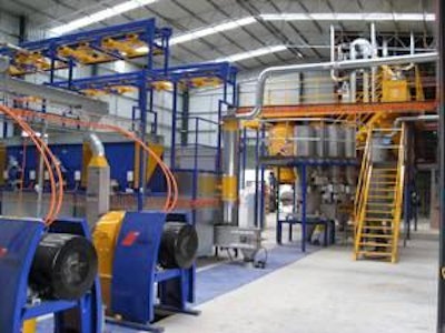 This feed factory in Australia is constructed with machinery and equipment from Skiold, including mills, mixers, dosing and conveying equipment, and plant control system.