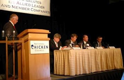 NCC Industry Outlook Panel for 2012: Don Jackson, Bill Andersen, Mike Helgeson, Mark Kaminsky and Clint Rivers.
