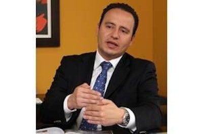 Sr. Andrés Fernando Moncada, presidente ejecutivo de la Federación Nacional de Avicultores de Colombia, Fenavi.