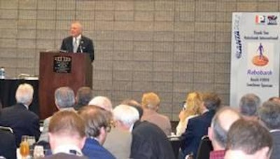 Georgia Governor Nathan Deal addressed poutry industry executives at a luncheon held during the International Poultry Expo.