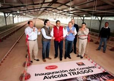 Inauguración de la nueva planta Transgo, resultado de la alianza de los grupos Transgo y Tyson.
