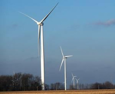 Cooper Farms and other turbines provide wind energy for area facilities.