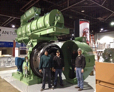 The CPM Model 9950-14 is almost 40 percent larger than any other CPM pellet mill, with a 2,198-square-inch die.