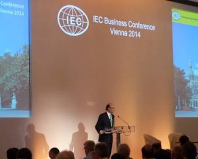 El Sr. César de Anda inauguró esta mañana la Conferencia de la IEC en Viena, Austria.