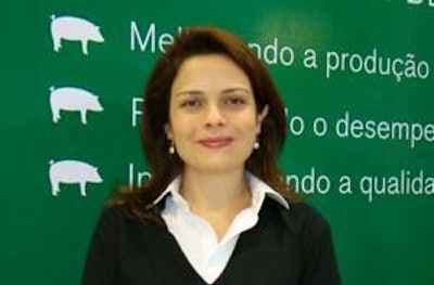 Zootecnista y Gerente Técnica de Avicultura de Novus do Brasil, Luciana Franco.