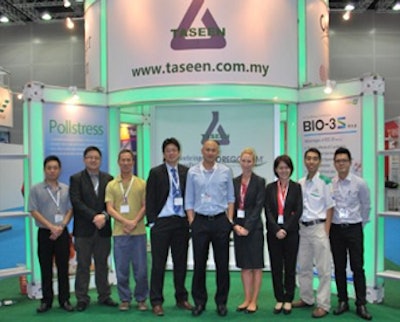 Meriden Animal Health and Taseen Trading shared exhibit space at Livestock Asia 2013.