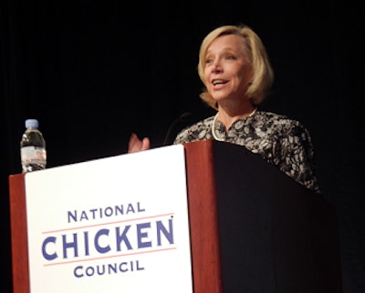 Janice Fields, former president of McDonald's USA, speaks to the National Chicken Council about the importance of chicken to the future of McDonald's.