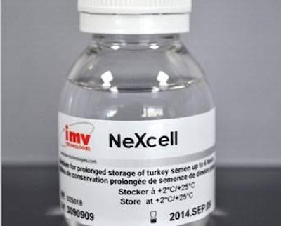 The winner of three stars in the innovation awards scheme, NeXcell is a turkey semen storage medium, which allows semen to be stored for longer.