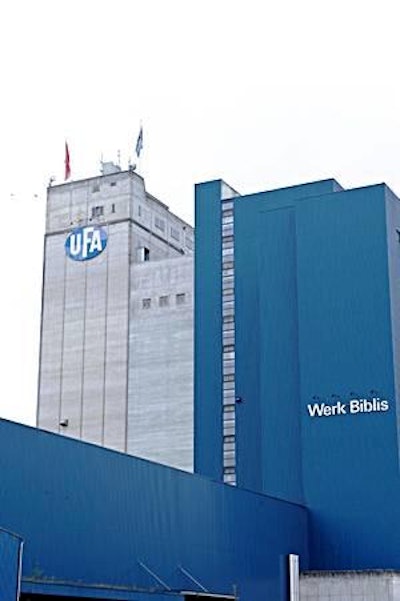 Photo courtesy of UFA | The UFA Biblis in Herzogenbuchsee is the largest UFA plant and has an annual output of about 300,000 metric tons.