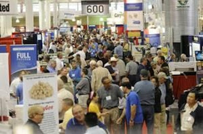 Attendees at World Pork Expo can see the latest pig products and attend educational seminars.