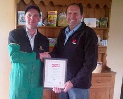 Jonathan Waring is one of three farmers to reach the Ross 400 club this year.