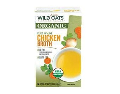 Consumer demand for organically produced goods continues to show double-digit growth, providing market incentives for US farmers. Walmart and Wild Oats will introduce nearly 100 products as part of the line, including common pantry items like chicken broth.