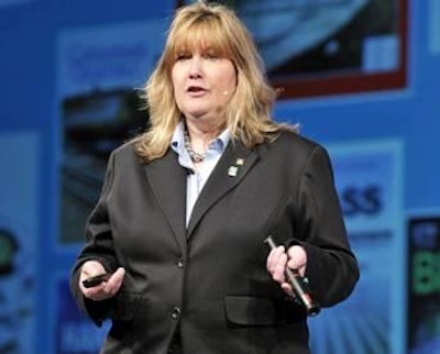 Rebecca Timmons spoke at the final session at the Alltech Annual International Symposium.
