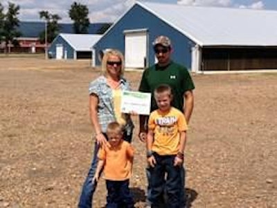 Robin and James Spears were honored by Wayne Farms for 'Environmental Farm of the Year.'