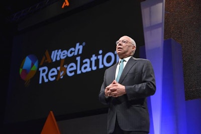 {'p'=>'Colin Powell comparte sus reflexiones sobre liderazgo durante la sesión inaugural de la conferencia REBELacion Alltech que se celebra esta semana en Lexington, Ky., Estados Unidos.'}