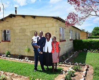 Residents in one of Irvine’s staff villages.