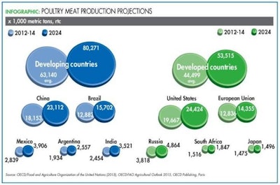 Poultry Meat Production Projections
