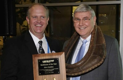Elton Maddox, president and CEO of Wayne Farms and past USPOULTRY chairman, was named USPOULTRY’s Workhorse of the Year during the International Poultry Expo. | USPOULTRY