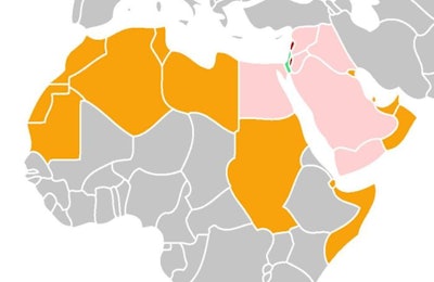Middle East and African poultry production will continue to grow over the decades as the region’s population and demand for chicken products increase. | Wikimedia Commons