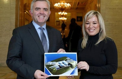 Northern Ireland’s Enterprise, Trade and Investment Minister Jonathan Bell and Agriculture Minister Michelle O’Neill have welcomed a highly innovative project which will turn surplus poultry litter into low carbon biogas and organic fertilizer. | DETI