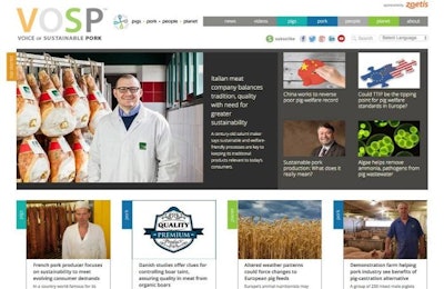 Voice of Sustainable Pork is a new website that provides news, trends, research updates and commentary about sustainable pork production. | Zoetis