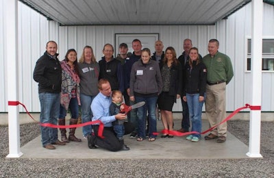 Cooper Farms cuts the ribbon to celebrate the opening of the Pheasant Run pig facility in Mark Center, Ohio. | Cooper Farms